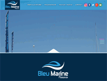 Tablet Screenshot of bleumarine-plaisance.com